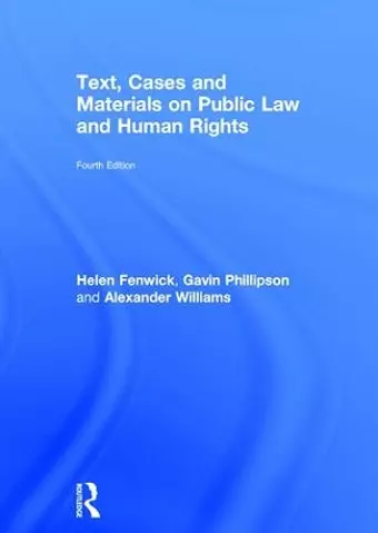 Text, Cases and Materials on Public Law and Human Rights cover