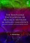 The Routledge Encyclopedia of Research Methods in Applied Linguistics cover