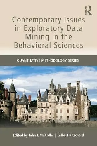 Contemporary Issues in Exploratory Data Mining in the Behavioral Sciences cover