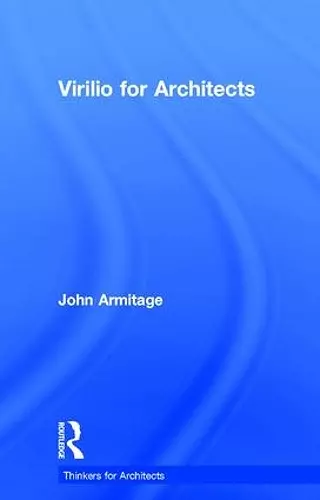 Virilio for Architects cover