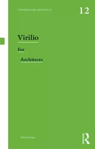 Virilio for Architects cover