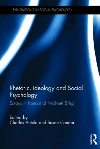 Rhetoric, Ideology and Social Psychology cover