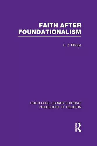 Faith after Foundationalism cover