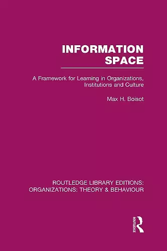 Information Space (RLE: Organizations) cover