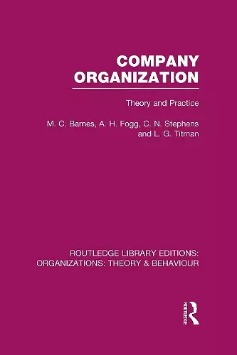 Company Organization (RLE: Organizations) cover