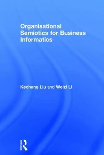 Organisational Semiotics for Business Informatics cover