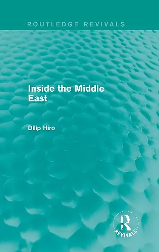 Inside the Middle East (Routledge Revivals) cover