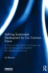 Defining Sustainable Development for Our Common Future cover
