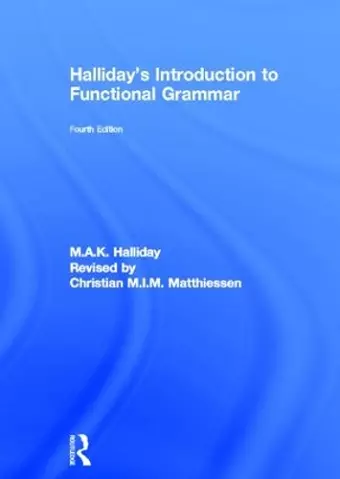 Halliday's Introduction to Functional Grammar cover