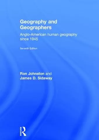 Geography and Geographers cover