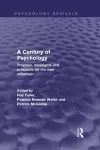 A Century of Psychology (Psychology Revivals) cover