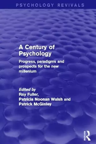 A Century of Psychology (Psychology Revivals) cover