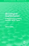 Sociological Impressionism (Routledge Revivals) cover