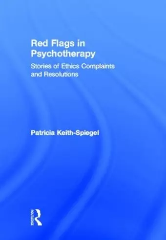 Red Flags in Psychotherapy cover