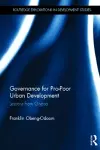 Governance for Pro-Poor Urban Development cover