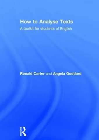 How to Analyse Texts cover