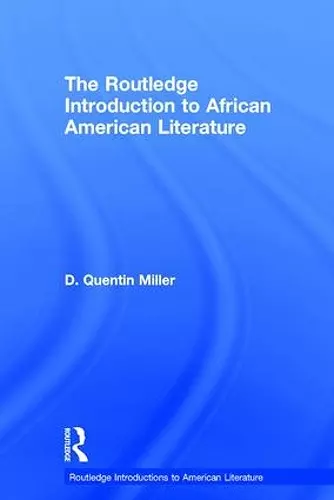 The Routledge Introduction to African American Literature cover