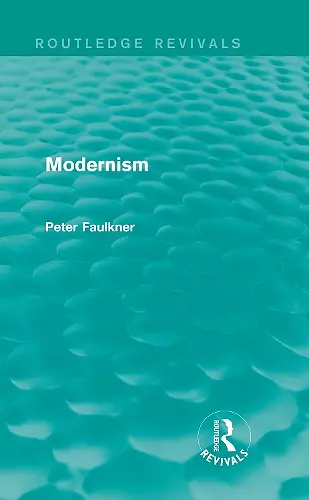 Modernism (Routledge Revivals) cover