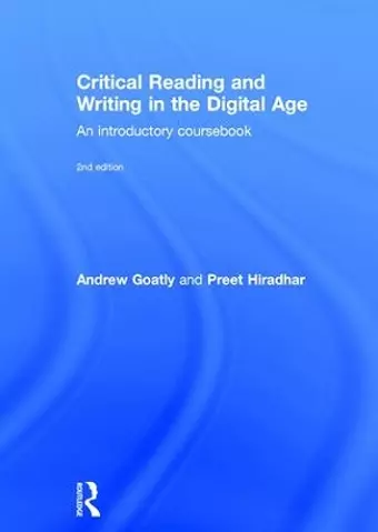 Critical Reading and Writing in the Digital Age cover