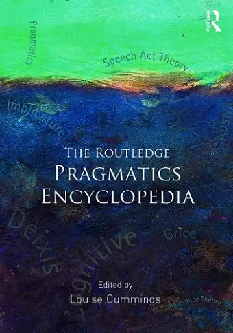 The Routledge Pragmatics Encyclopedia cover