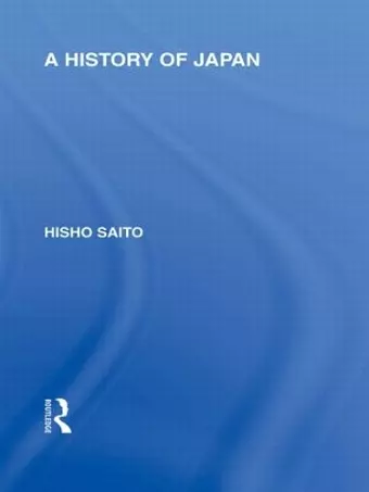 A History of Japan cover