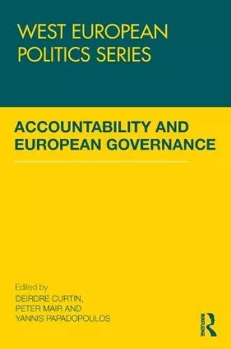 Accountability and European Governance cover