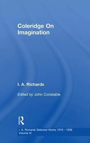 Coleridge On Imagination   V 6 cover