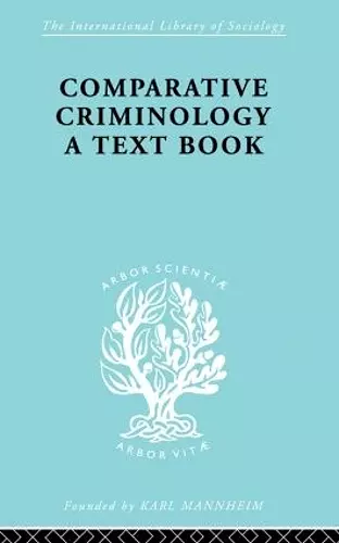 Comparative Criminology cover