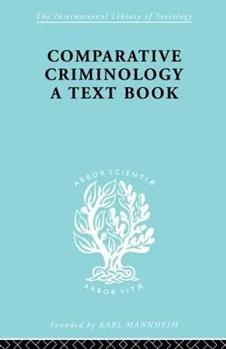 Comparative Criminology cover