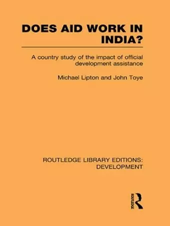 Does Aid Work in India? cover