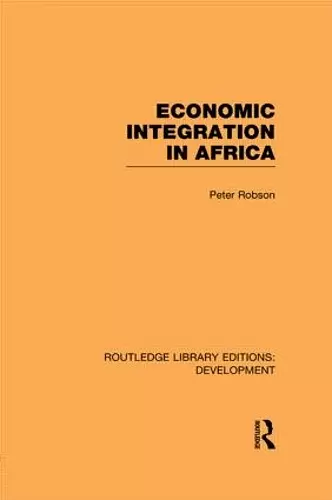 Economic Integration in Africa cover