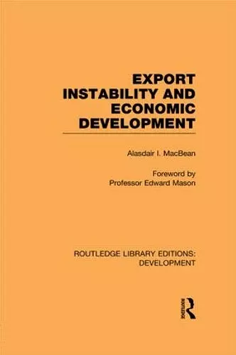 Export Instability and Economic Development cover