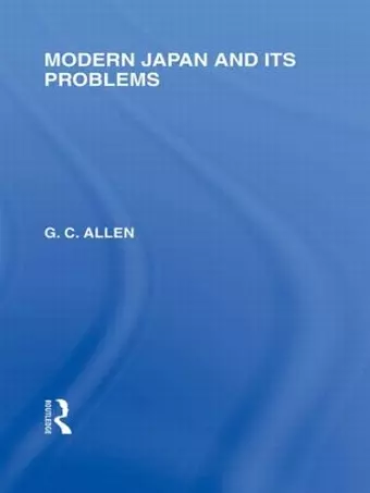 Modern Japan and its Problems cover