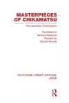 Masterpieces of Chikamatsu cover