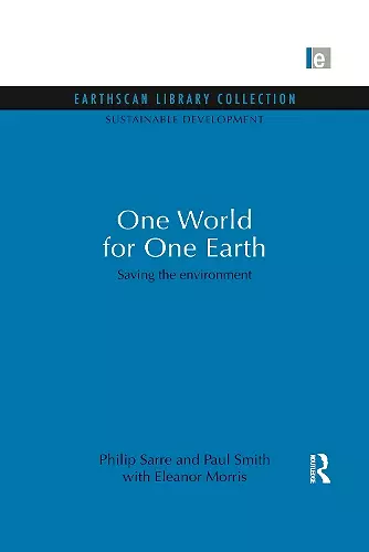 One World for One Earth cover