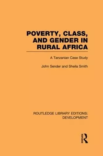 Poverty, Class and Gender in Rural Africa cover