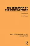 The Geography of Underdevelopment cover