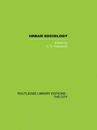 Urban Sociology cover