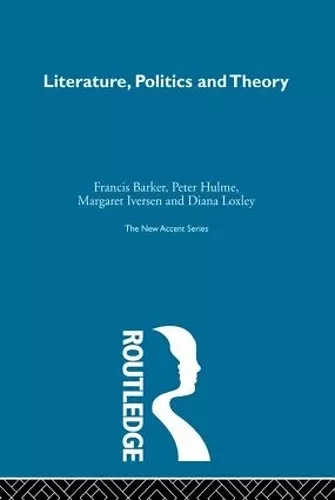 Literature Politics & Theory cover