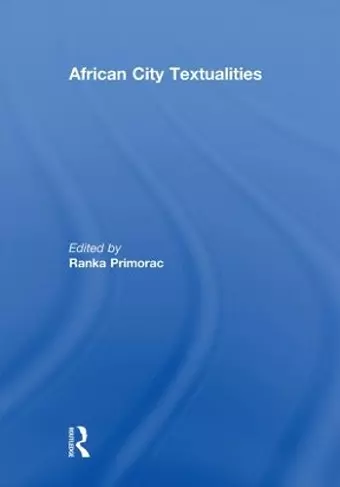 African City Textualities cover