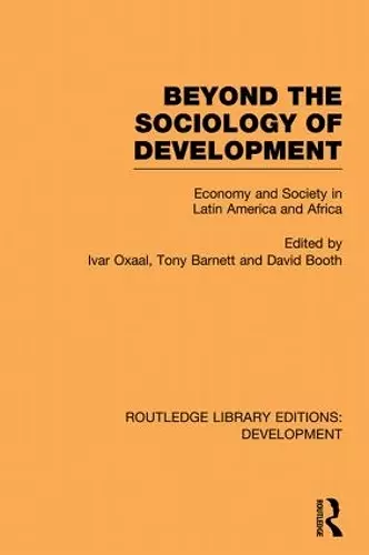 Beyond the Sociology of Development cover