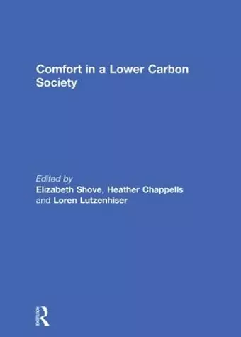 Comfort in a Lower Carbon Society cover