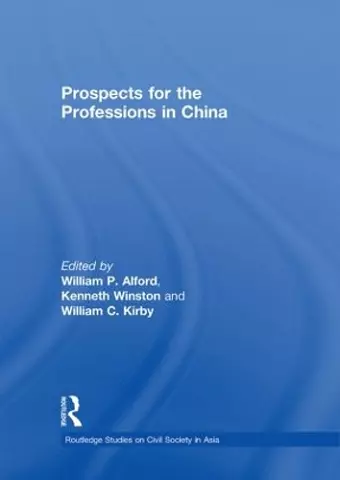 Prospects for the Professions in China cover