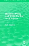 Monetary Policy and Credit Control (Routledge Revivals) cover