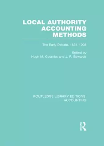 Local Authority Accounting Methods Volume 1 (RLE Accounting) cover