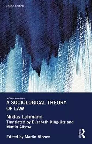 A Sociological Theory of Law cover