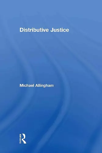 Distributive Justice cover