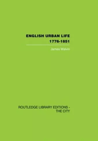 English Urban Life cover