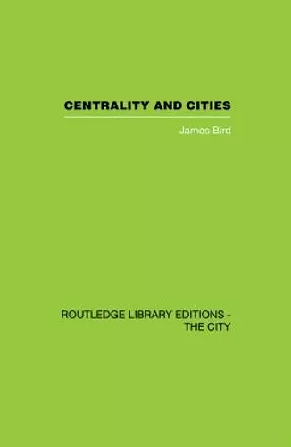 Centrality and Cities cover