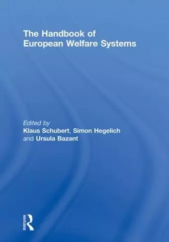 The Handbook of European Welfare Systems cover